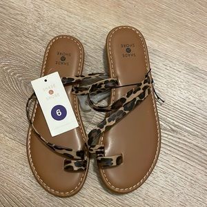 Shade shore cheetah sandals